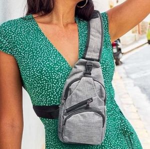 Nupouch Anti-Theft Daypack Crossbody Sling Backpack, USB Charg Port UNISEX